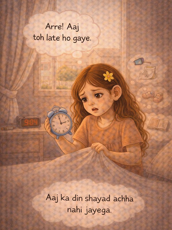 Jab hum subah late uthte hain, din ajeeb sa kyun lagta hai?