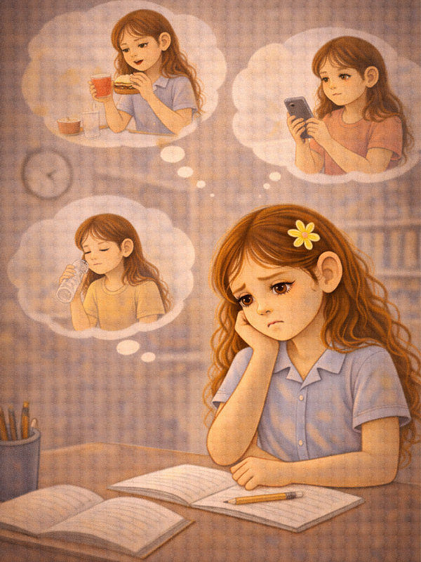 Padhai shuru hoti hai… par mann kahin aur chala jaata hai — focus kaise banayein?